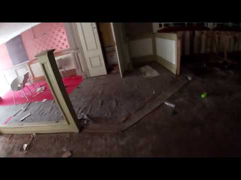 abandoned pub with a homeless guy inside