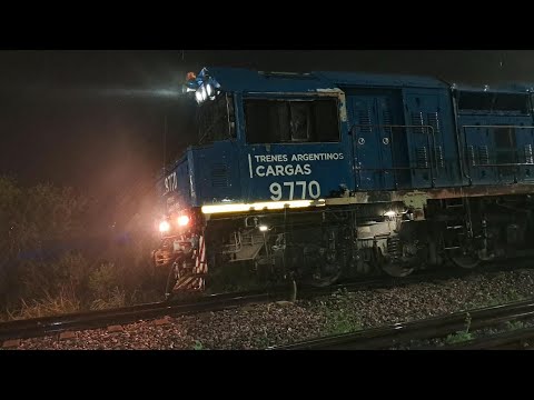 Tormenta eléctrica sobre Laguna Paiva, Santa Fe+ Tren ácido!!