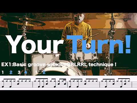 Richard spaven ‘Hoodie Beat’ Groove! 英国産おしゃれグルーブ紹介！解説編vol.2Key points practice ! EX1~4