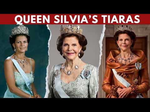 Queen Silvia Jewelry Collection. Swedish Crown Jewels Inherited From the Past 150 Years