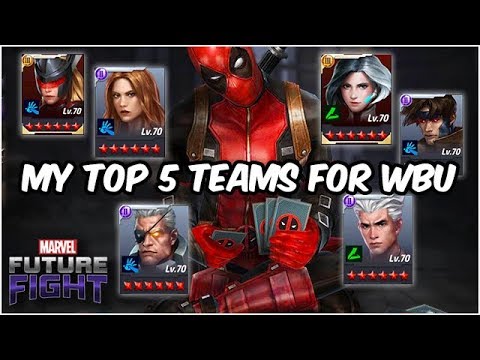 EASY WINS! Top 5 Teams For Every Ultimate World Boss! - Marvel Future Fight