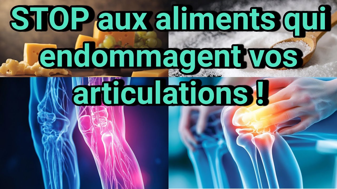 Les 7 aliments qui aggravent les douleurs articulaires (et comment les éviter)