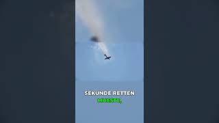 Wie ein Pilot einen Kampfjet kurz vor dem Crash verlässt #pilot #notfall