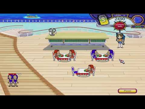 Diner Dash 3: Flo on the Go Walkthrough - Level #2 - Cruise Ship - Flo's Closet