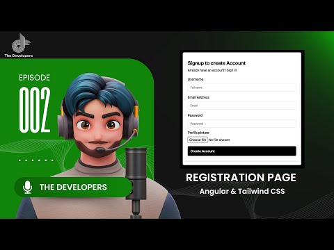 Angular 19 Registration Page Tutorial with Tailwind CSS | Step-by-Step Guide