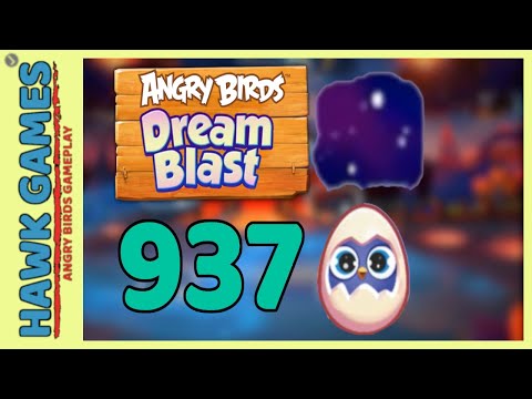 Angry Birds Dream Blast Level 937 - Walkthrough, No Boosters