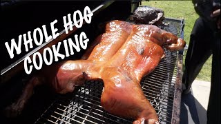 WHOLE HOG COOKING | HOW TO COOK A WHOLE HOG | NAHUNTA PORK OUTLET TOUR