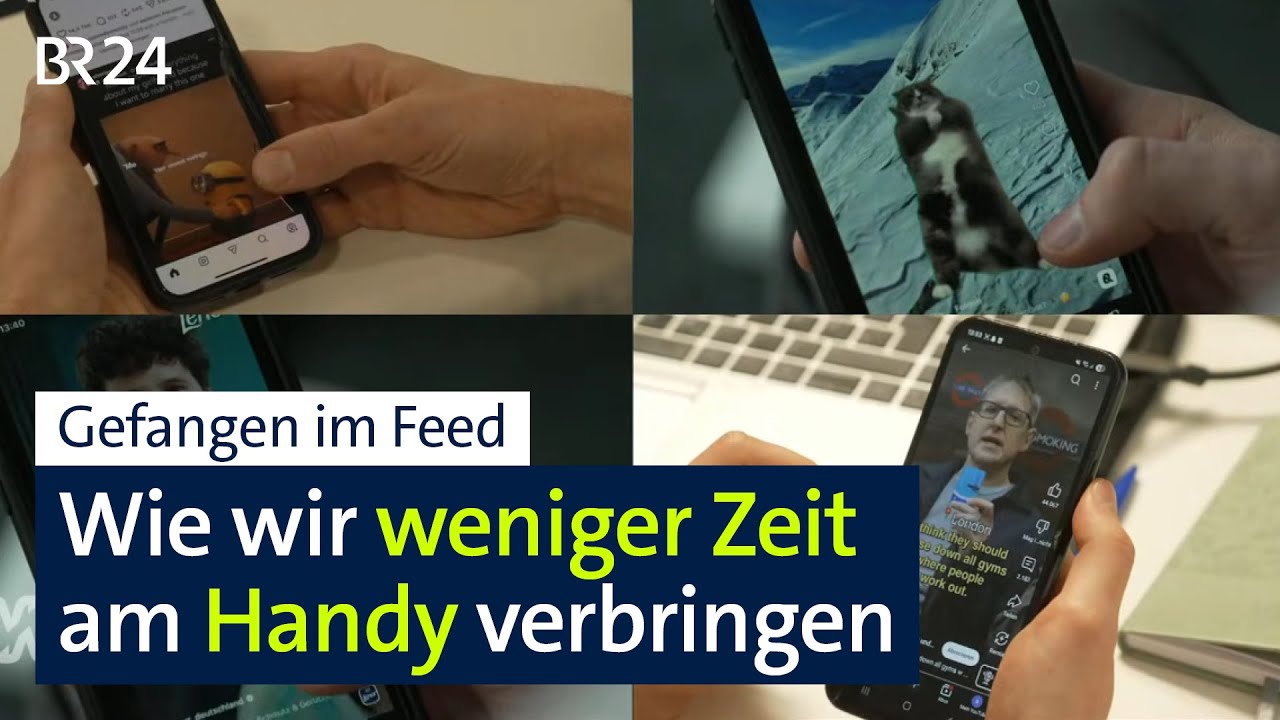 "Einmal tief durchatmen": Mithilfe einer App weniger am Handy? | mehr/wert | BR24