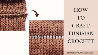 How to Graft Tunisian Crochet - Left handed