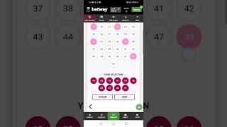 how to pair numbers with Betway