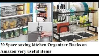 Space saving kitchen Organizer/Amazon kitchen/household item/Kitchen Organizer/Amazon Racks& Shelves