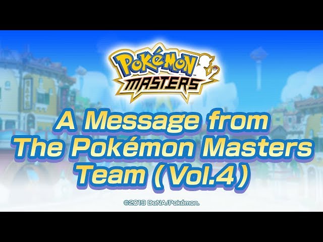 Pokémon Masters Official Site