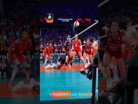 Zehra Güneş Monster Spikes + Crazy Rally 🔥🏐 | #Shorts#youtubeshorts