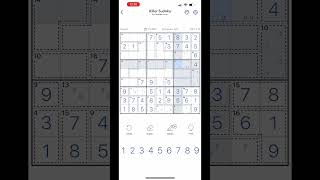 Killer Sudoku expert mode in 6:55. New PB #killersudoku #sudoku #puzzle #puzzlegame