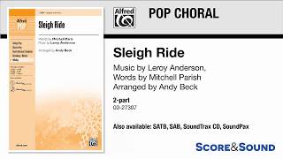 Sleigh Ride, arr. Andy Beck – Score & Sound