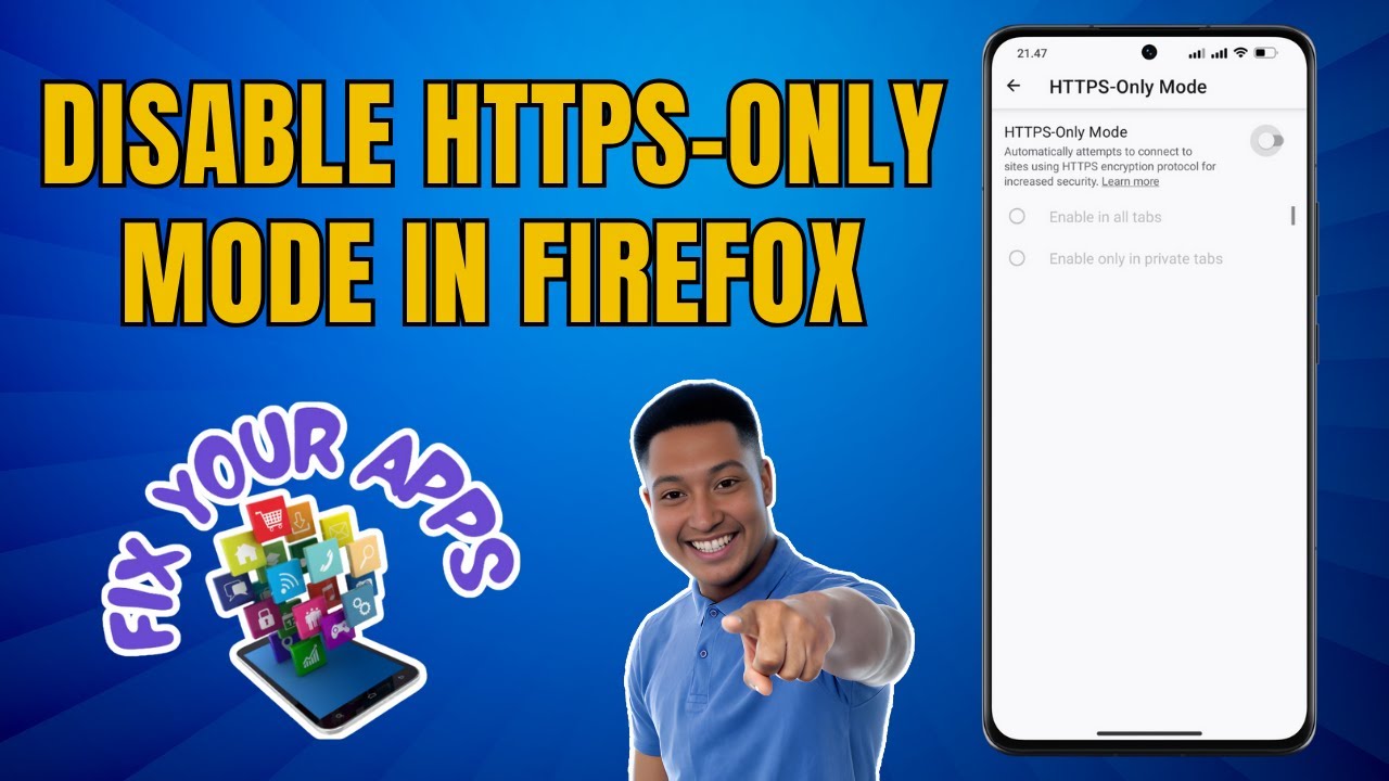 How to Disable the HTTPS-Only Mode in the Firefox Browser