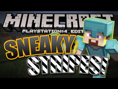 Minercaft PS4 Co-Op Survival - Sneaky Stripes! - Episode 3 - Swamp Life