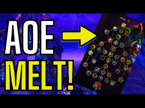 Feral Druid Level 90 AoE Talent Guide: MELT Mobs in Midnight!