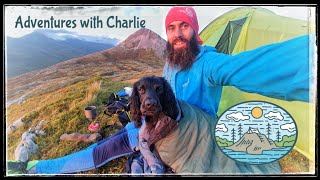 Traversing the Mamores. 2 day, 8 Munro adventure with Charlie 🐾