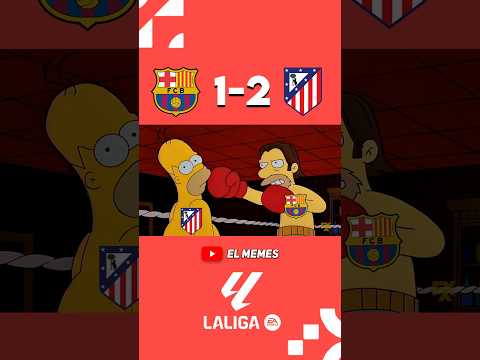 Atleti is the new leader 👑#fcbarcelona #barcelona #atleticomadrid #laliga #elmemes #memes #football