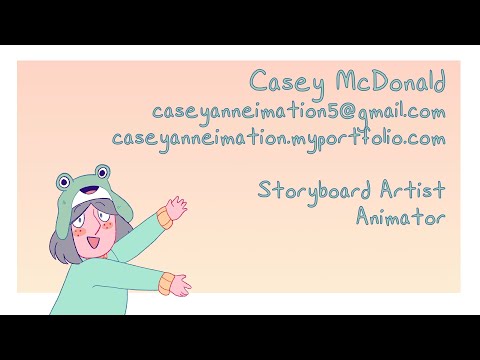 Casey McDonald Demo Reel 1/12/2021