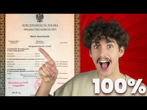 jak zdałem WSZYSTKIE MATURY NA 100% ucząc się mniej?