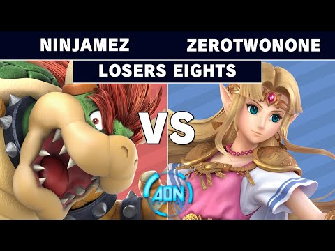 AON 43 - NinJamez (Bowser) Vs. ZeroTwoNone (Zelda) Losers Eights - Smash Ultimate
