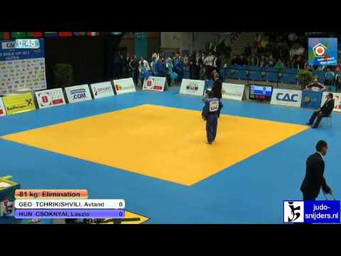 Avtandil Tchrikishvili (GEO) - Laszlo Csoknyai (HUN) [-81kg]