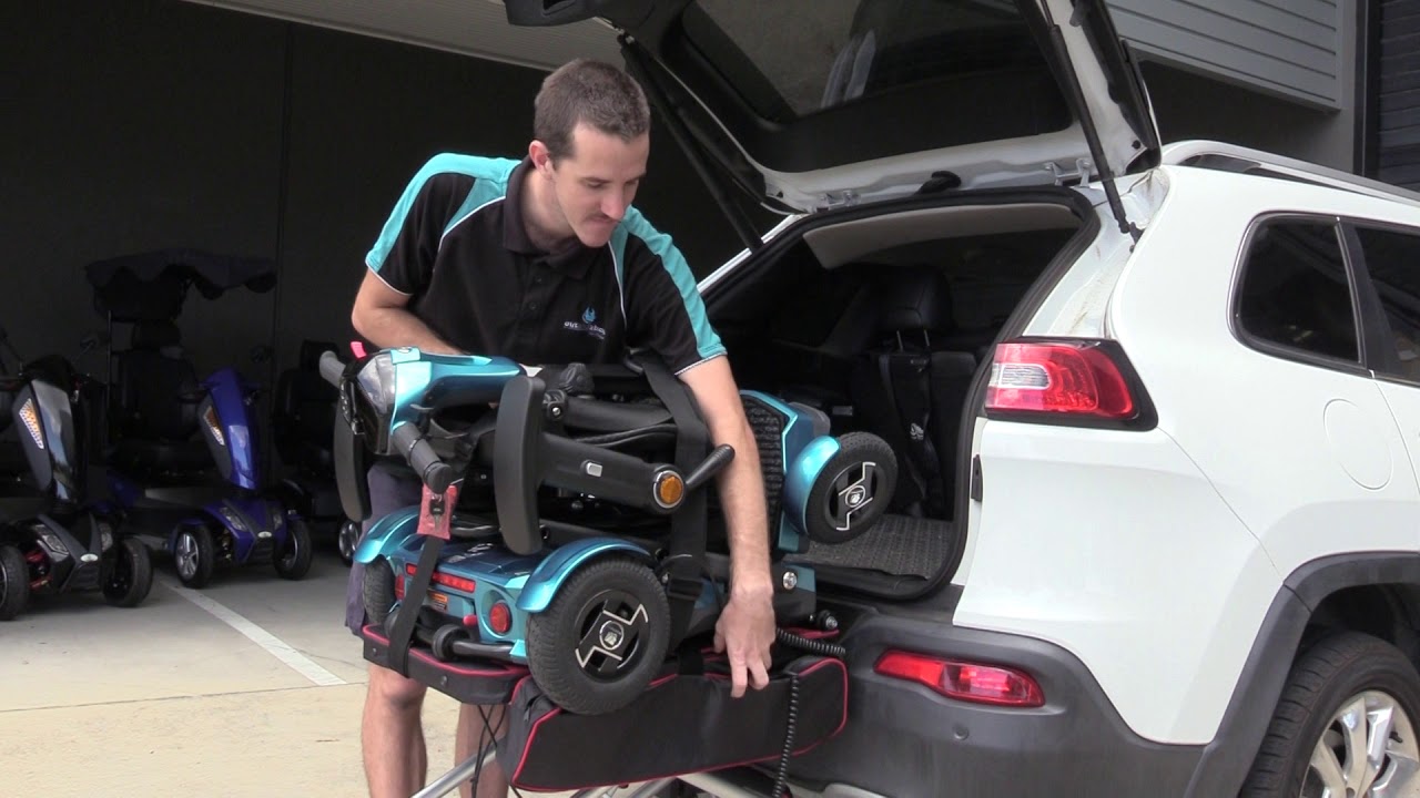 The Ultra-Light Electric Lifting Platform for your Travel Scooter/Travel Wheelchair