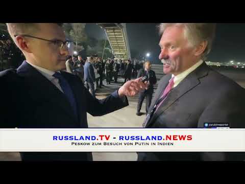 Peskow zum Besuch von Putin in Indien