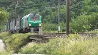 preview picture of video 'Train : Incendie d'un wagon à Glun (07) - 25 mai 2014'