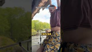 Download lagu Bapak Ini GELANTUNGAN Di Jembatan Kaya TARZAN❗😮#videoviral #kapal #lucu mp3