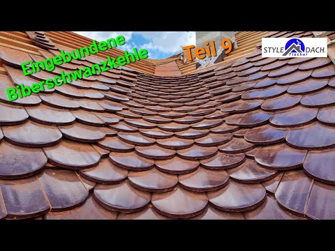 Eingebundene Biberschwanzkehle - Teil 9 - 3 Ziegel breit - Live aus Langenreichenbach - Ziegelkehle