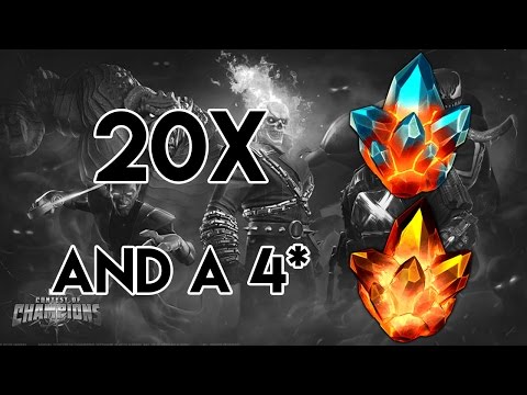 Finally, a Little Luck!! 20x PHC + One 4* Crystal Opening - Marvel Contest of Champions