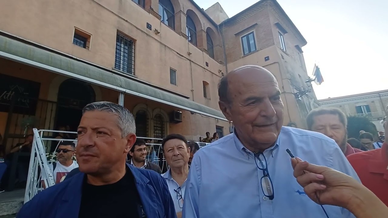 Bersani in piazza a San Martino in Pensilis