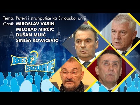 BEZ CENZURE - Miroslav Vasin, Milorad Mirčić, Dušan Mijić i Siniša Kovačević