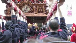 preview picture of video 'LORCA España : Paso Encarnado Viernes Santo 2012 Cristo de la Sangre'