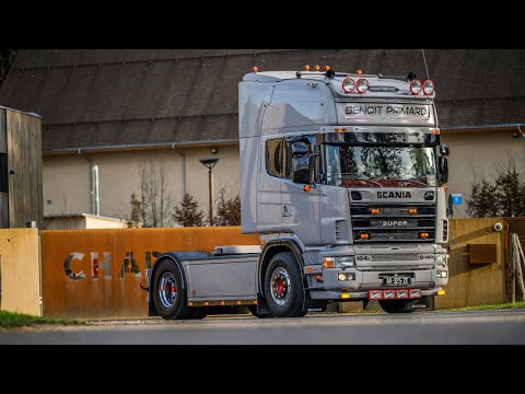 SCANIA 164L V8 480 🚛💨🗻 MADE IN CHARTREUSE / BENOIT PRIMARD