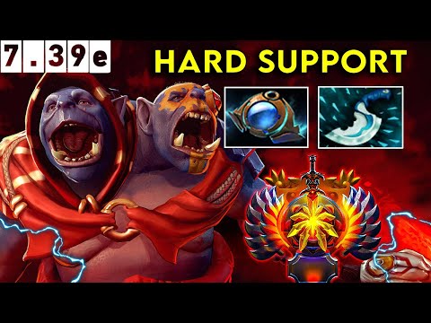 Ogre Magi Immortal Multistun 🎰 Hard Support - Dota 2 Patch 7.39e Pro Pub Gameplay