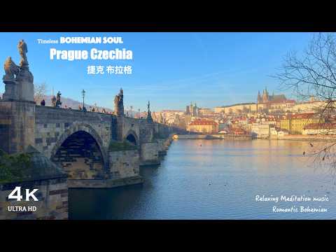 4K 🇨🇿 Prague Czech | Relaxing Romantic Bohemian Music | 捷克 布拉格 浪漫波希米亞 輕鬆音樂
