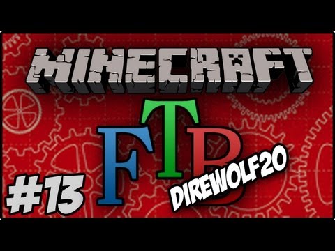 Minecraft: DireWolf20 Feed The Beast - Thaumcraft 3 basic magic and research #13