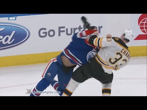 Zdeno Chara vs Zack Kassian Mar 16, 2017