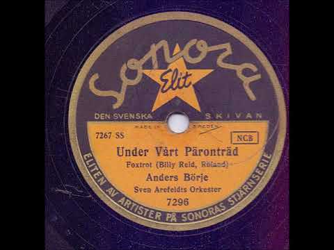 ANDERS BÖRJE SVEN AREFELDTS ORKESTER - UNDER VÅRT PÄRONTRÄD