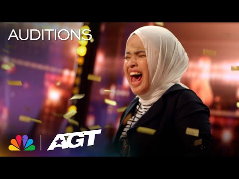 Golden Buzzer: Putri Ariani receives the GOLDEN BUZZER from Simon Cowell | Auditions | AGT 2023