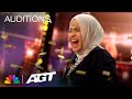 Golden Buzzer: Putri Ariani receives the GOLDEN BUZZER from Simon Cowell | Auditions | AGT 2023