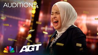 Golden Buzzer: Putri Ariani receives the GOLDEN BU