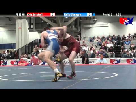 Kyle Borshoff vs. Philip Simpson at 2013 Las Vegas/ASICS U.S. Open