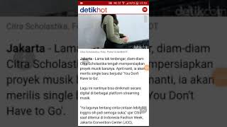 Citra Scholastika Kembali dengan 'You Don't Have to Go'