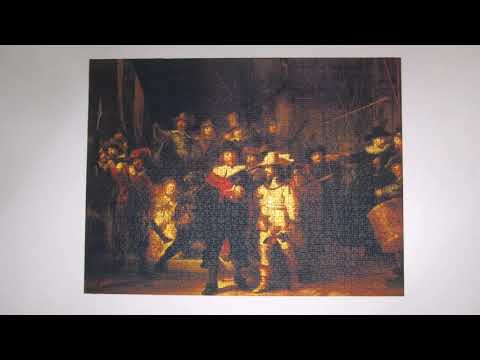 Night Watch (Die Nachtwacht) - Jigsaw Puzzle Timelapse - 1,500 Pieces