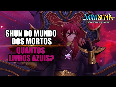 COLOCANDO LIVROS AZUIS NO SHUN DO MUNDO DOS MORTOS - SAINT SEIYA AWAKENING